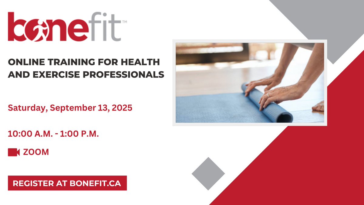 Registration for our upcoming Bonefit™ Foundations: Level I is now open! Register here: bonefit.ca/workshops/
