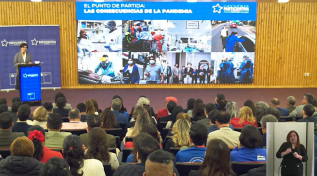 "Desde marzo de 2022, hemos avanzado significativamente, aunque reconocemos que aún quedan desafíos importantes. Logramos bajar la mortalidad general y recuperar la expectativa de vida que perdimos durante la pandemia". Ministra Ximena Aguilera #CuentaPúblicaMinsal2025