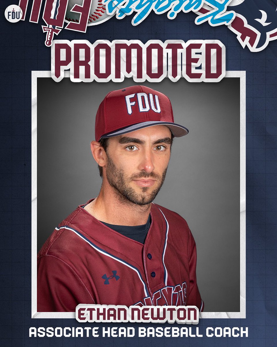 FDUKnightsBase's tweet image. Excited to announce that Ethan Newton will be promoted to Associate Head Coach!
#uKNIGHTED | #AEFT | #WTD