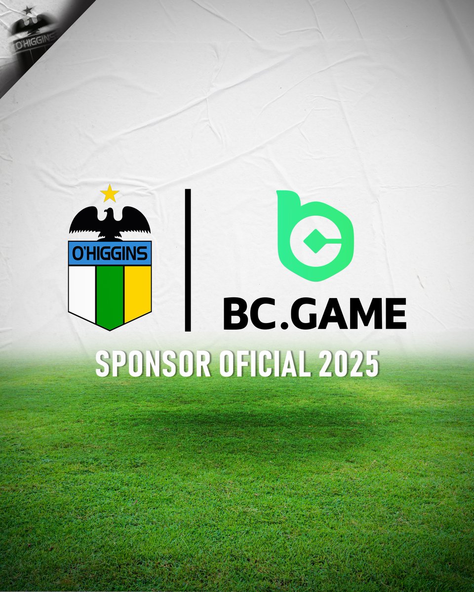 🔰 ¿Estás listo para el juego? ¡Nosotros sí y vamos con todo en este 2025! O’Higgins FC le da la bienvenida a BC.GAME nuevo sponsor oficial de nuestro plantel profesional 👏🏻

✅ ¡La mejor plataforma de juegos de criptomonedas se pone la camiseta de O’Higgins de