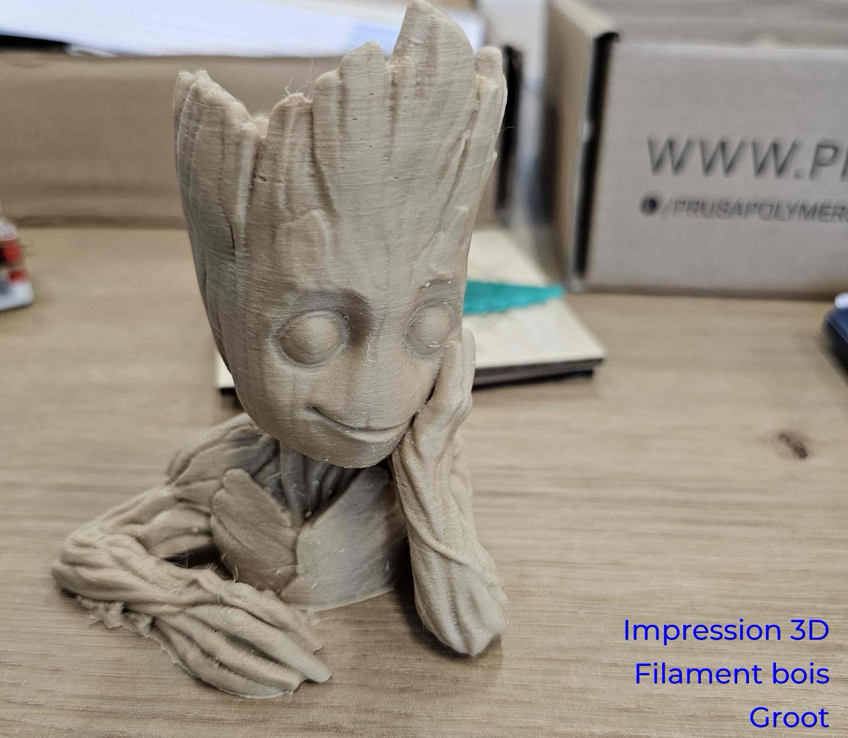 framboise314's tweet image. Même en été, ça fabrique au @fablab_utopi !
Scan 3D @Creality3DSCAN  #RAPTOR (nain de jardin), gravure laser sur toile, Groot imprimé bois, réparation glacière, tests gravure sur vases, drones FPV, projet Tours médiévales, bateau RC 🚀#FabLab #DIY #Makers