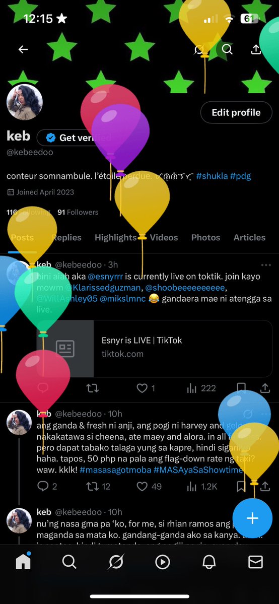 kebeedoo's tweet image. all i wish is to have a better and peaceful life.
quota na sa 30s. okay na ‘to.