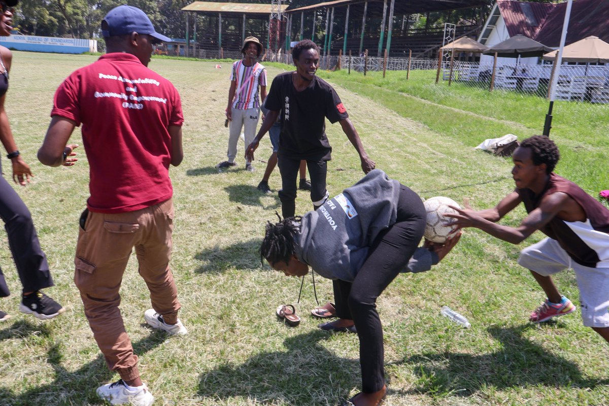 Midrifthurinet's tweet photo. In a refreshing departure from conventional dialogue platforms, the team-building session facilitated by @Midrifthurinet  and supported by GIZ,German International Cooperation brought together Youth Champions and security actors in a dynamic, experiential space where play became a conduit for peacebuilding.

Through interactive games like football, volleyball, relay athletics, arrow, rabbit, over-and-under games, and communication challenges, the event transcended entertainment, strategically embedding life skills essential for peace and security. 

These seemingly simple activities unfolded layers of interpersonal learning, teaching trust, non-verbal communication, leadership, problem-solving, and the power of coordinated action. 

For youth and law enforcement officers alike, these shared experiences dismantled social and institutional walls, creating a rare atmosphere of mutual respect, vulnerability, and human connection.
@zfdnews @kivuliwellness