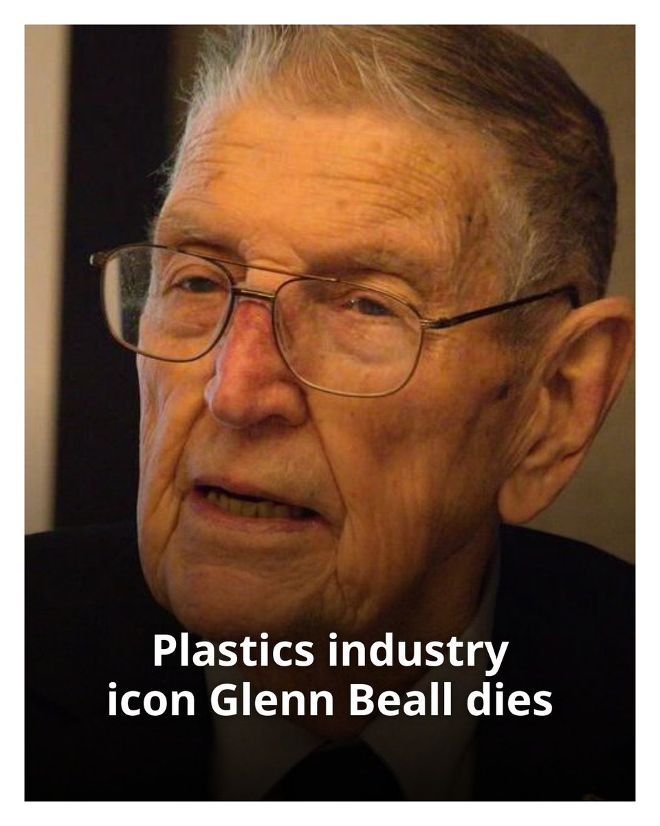 plasticsnews's tweet image. Glenn Beall, a plastics design pioneer and mentor to generations, has died at 90.

With 60+ years of industry leadership and 35 patents, his influence on plastic part design and education is unmatched.

#PlasticsEngineering #Manufacturing #SPE
