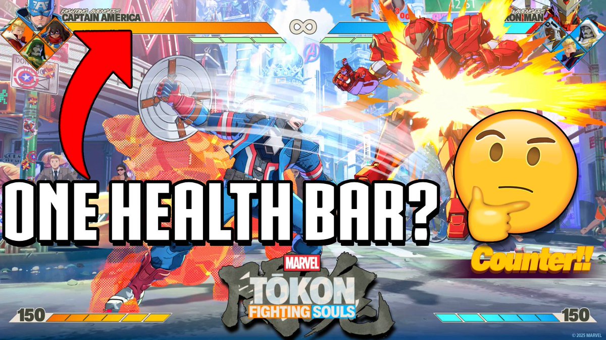 Rooflemonger's tweet image. Todays video is LIVE and lets talk about Marvel Tokon! Some recently released media seems to give us more hints at how gameplay might work, including seemingly confirming previously held theories!
&gt;&gt;&gt;
youtu.be/OdKgyvOHgyA
&lt;&lt;&lt;