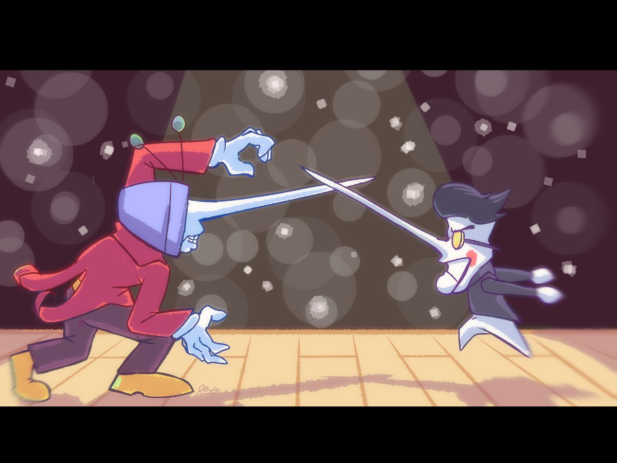 p_trolio's tweet image. Fight!
#deltarunefanart #DELTARUNE
#DeltaruneChapter3
