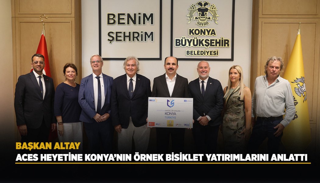 bisikletsehri's tweet photo. 2026 Avrupa Bisiklet Başkenti unvanı için ACES heyeti şehrimizde incelemelerde bulundu.

📍 #Konya 🚴‍♂️🇹🇷

#BisikletŞehri #Bisiklet #bisikletşehrikonya 📸 https://t.co/azbQ2yQRp5