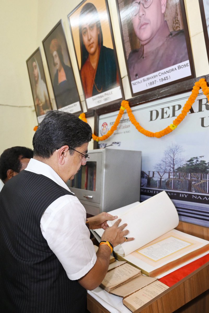 Prof. VSRam museum has been inaugurated in the Department of Political Science of the university.
This has been the first political science department in the country and Prof. Ram has been the founder of the department.
Congratulations to all the colleagues from the department.