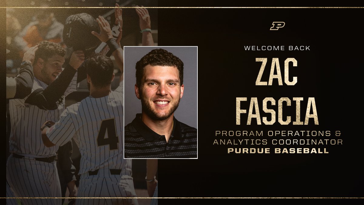 PurdueBaseball's tweet image. Zac is Back ⚾️🚂
After 4 seasons in the @CleGuardians organization, @Fascia15 has returned to Alexander as the leader of operations & analytics.
The 3-year starting catcher played in 107 of our 110 games from 2019-21 & caught 570 innings in @MiLB.
📰 boile.rs/BSBhires25