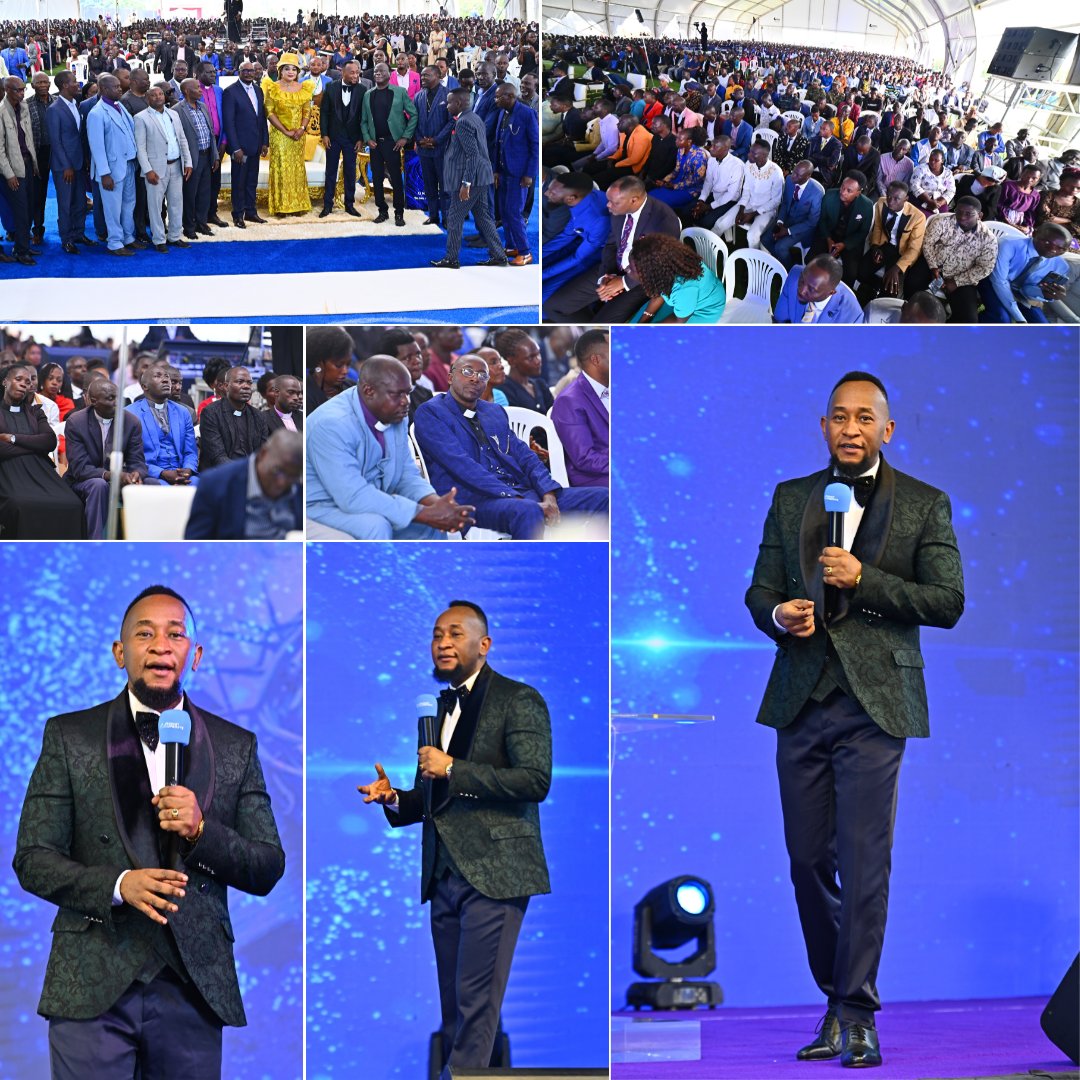 Prophet_elvis's tweet image. Prophet Elvis Mbonye holds meeting at Zoe Grounds with thousands of Bishops and Pastors across Uganda of various denominations under Remnant Identity Coalition umbrella. In attendance were Pastor (Prof.) Simeon Kayiwa, Bishop Grivas Musisi, Bishop David Tomusange, Bishop Makumbi…