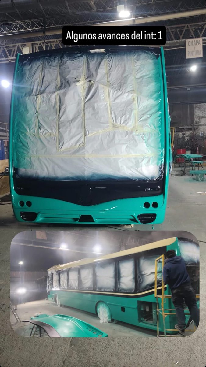 CiudadDeBondis's tweet photo. [ADELANTO @CiudadDeBondis]

Se vienen 2 #Nuovobus #MB1621 2022 para la #Linea92, uno de ellos ya se esta pintando y será el coche #1, reemplazando al incendiado del mes pasado.
Como vienen de la 180, vienen con la cabina.
Además, compraron otros 2 usados ex Línea 152 https://t.co/vvYLONudRn
