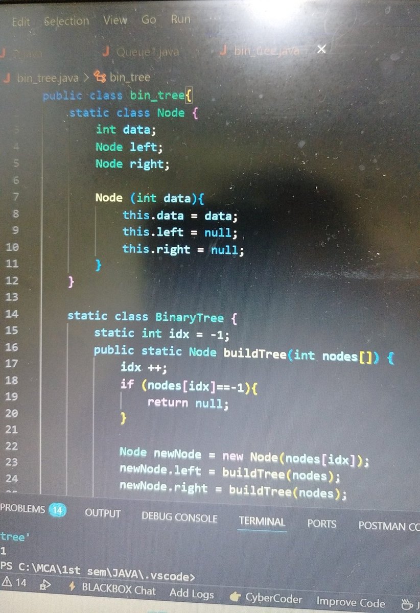 shery_shukla's tweet image. Day 23 and 24 of #30DaysOfCodingChallenge with Java
Started with Non-linear data structure &quot;Tree&quot; 🌴 
Today I learned general trees binary trees, depth, root node, parent node, child node, leaf node, siblings, levels of a tree 
#DSA #learning #java #code #Tree