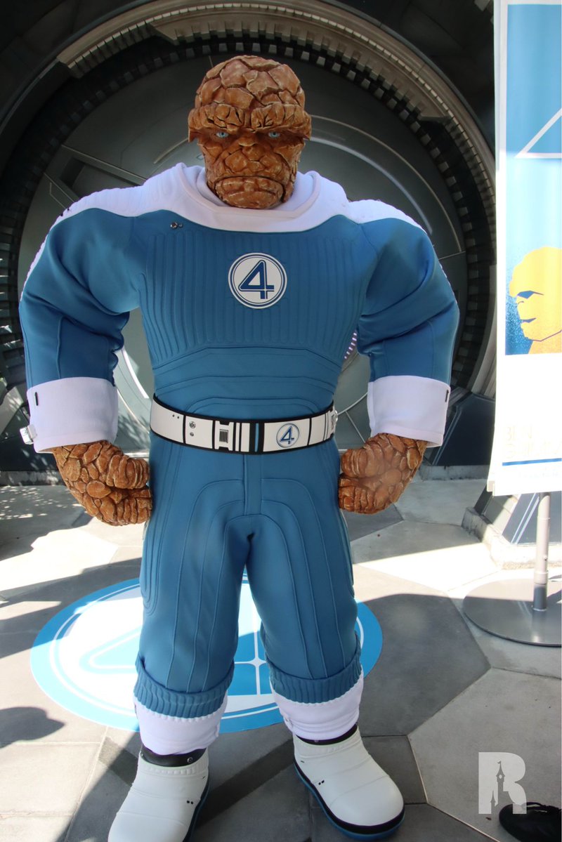 DLPReport's tweet image. 💥 Closer look at Ben Grimm aka The Thing, at the Avengers Campus Gateway Portal