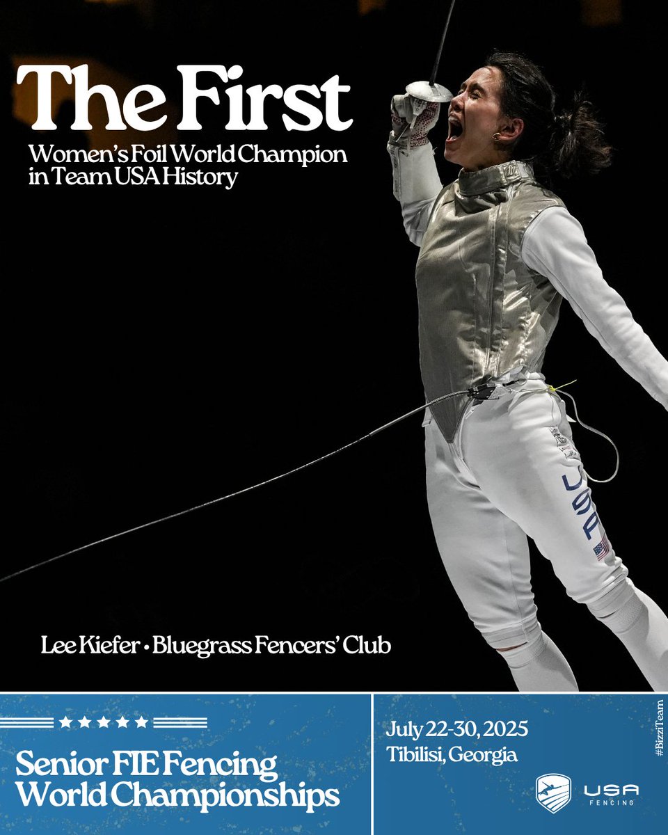 Lee Kiefer makes history in Tbilisi!