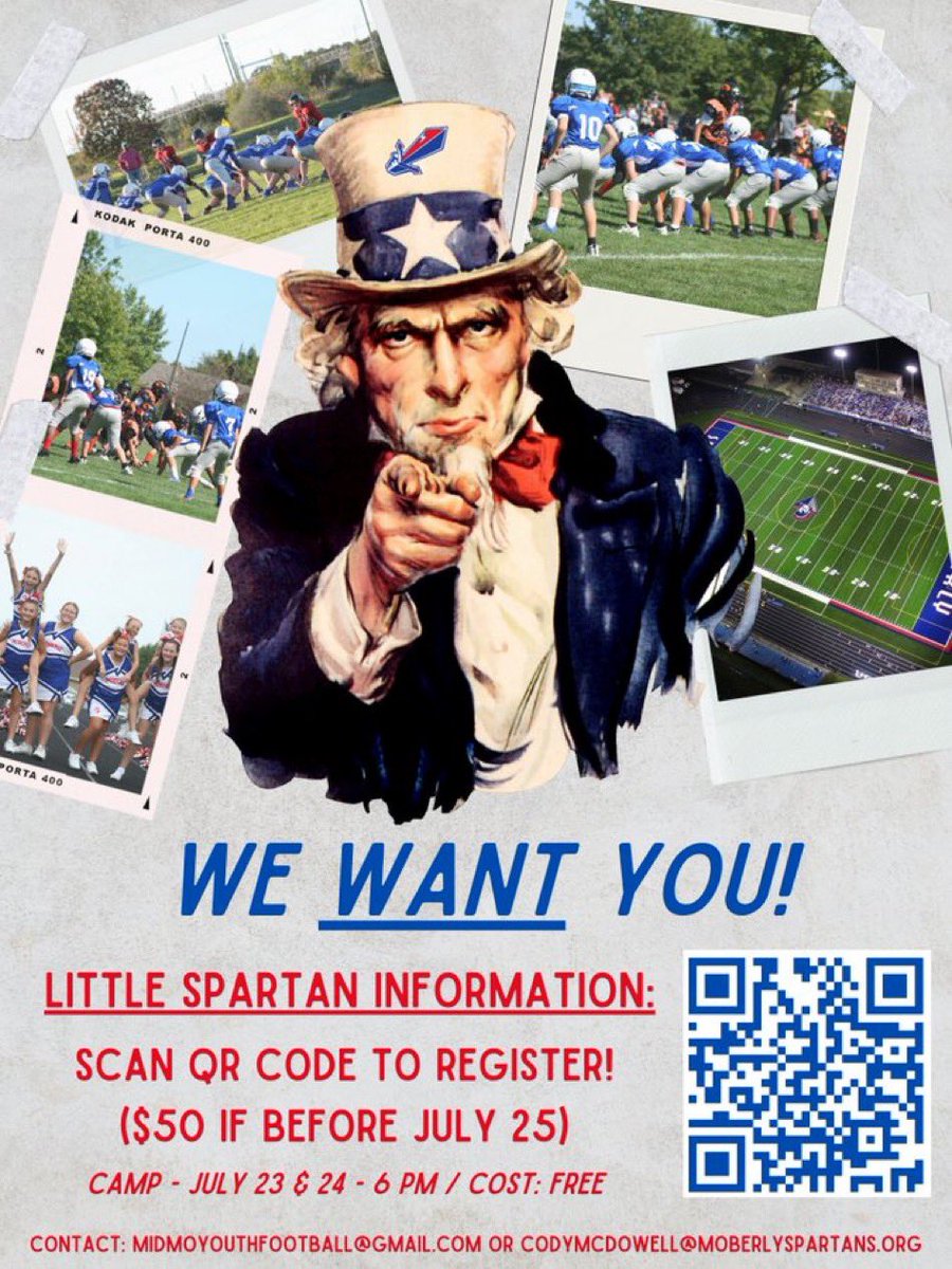 REGISTRATION REMINDER:

Today (7/25) is the LAST day to get the $50 discount for Little Spartan Football registration!
