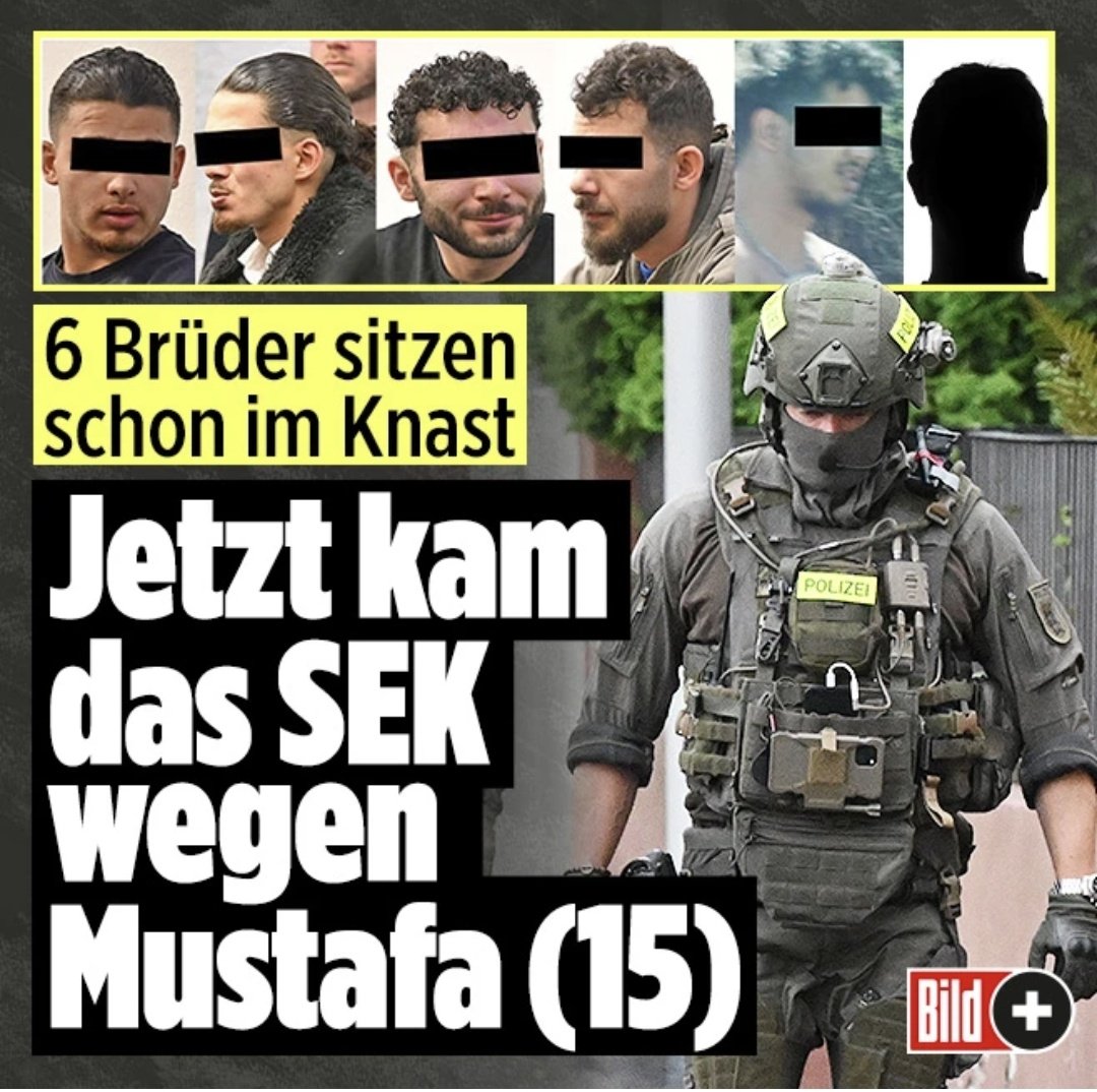 spaceloop23's tweet image. Läuft jetzt auch bei Mustafa.
Der Gefängnisaufenthalt seiner Brüder kostet ca. 438.000 Euro jährlich (Tagessatz etwa 200 € je Person).
Die restliche Familie die noch auf freiem Fuß ist, bezieht Bürgergeld. Hinzu wird ihnen ein großes Einfamilienhaus (230 m²) finanziert.…