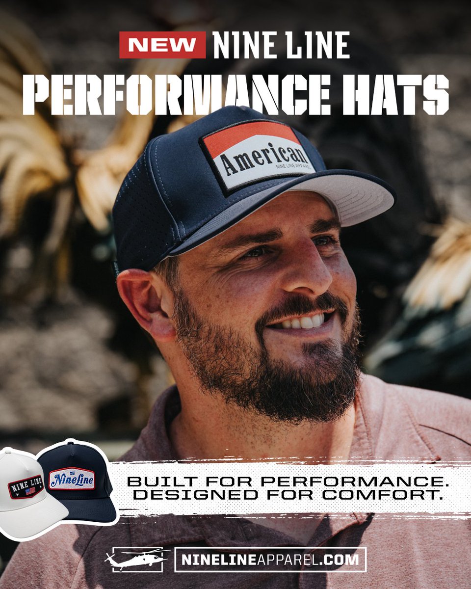 NineLineApparel's tweet image. Mission-ready. All-day comfort. Performance hats made for those who don’t slow down.
Grab yours now. Your head will thank you- nine.li/XPERFHATS
#PerformanceHats #NewHats #MissionReady #NineLineApparel
