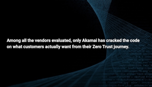AngeloAkamai's tweet image. Learn why being named a Customer Favorite in Forrester's Zero Trust Wave reveals what we believe really matters in cybersecurity. Read more. @Akamai #AkamaiSecurity bit.ly/4lUqhOc