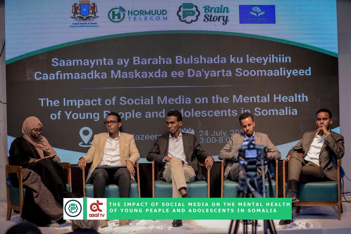 AxmedDhuubow's tweet photo. It was a valuable experience to moderate the important discussion on Strengthening Digital Privacy for Mental Health, hosted by @brainstory24. As social media grows, we urgently need safer digital spaces through policies and awareness. https://t.co/wJMQG0QYx0