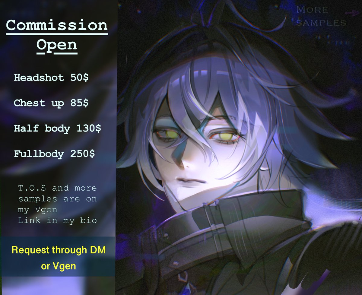 012Kab22's tweet image. Commission Open✨ 
#commission #vgenopen #illustration