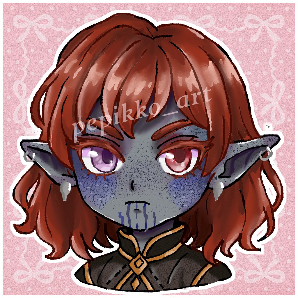 pepikko_art's tweet image. lil Tavs of mine and my friendos 
#bg3 #tav