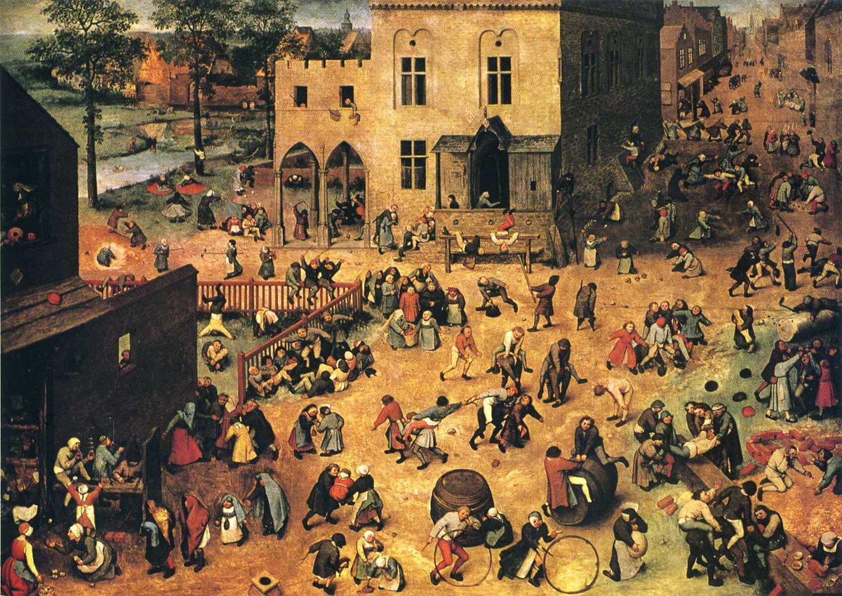 Children's Games #artbots #bruegel