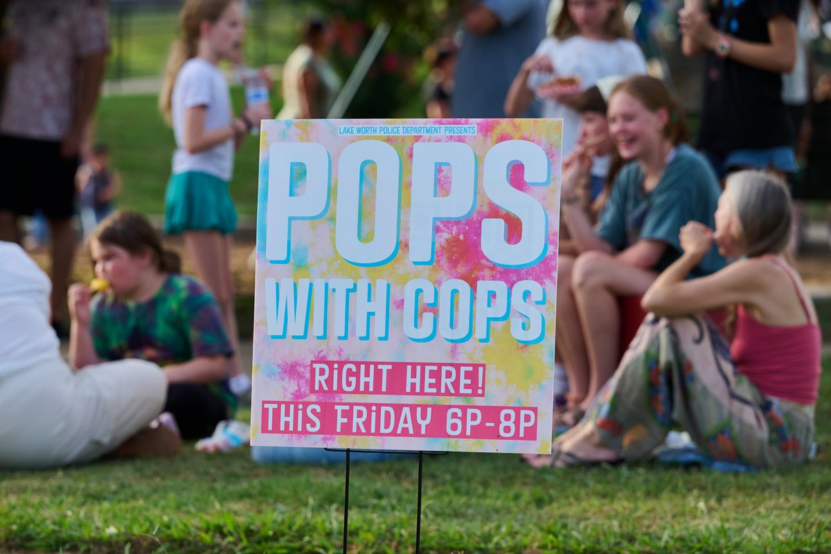 LakeWorthPD's tweet image. Pops with Cops featured in the @TXPoliceChiefs Weekly Bulletin.
After four years, our Pops with Cops event has become a summer staple in the Lake Worth Community. This organic event has no pretense or agenda. It's simply an effort to create a opportunity for us to get to know…