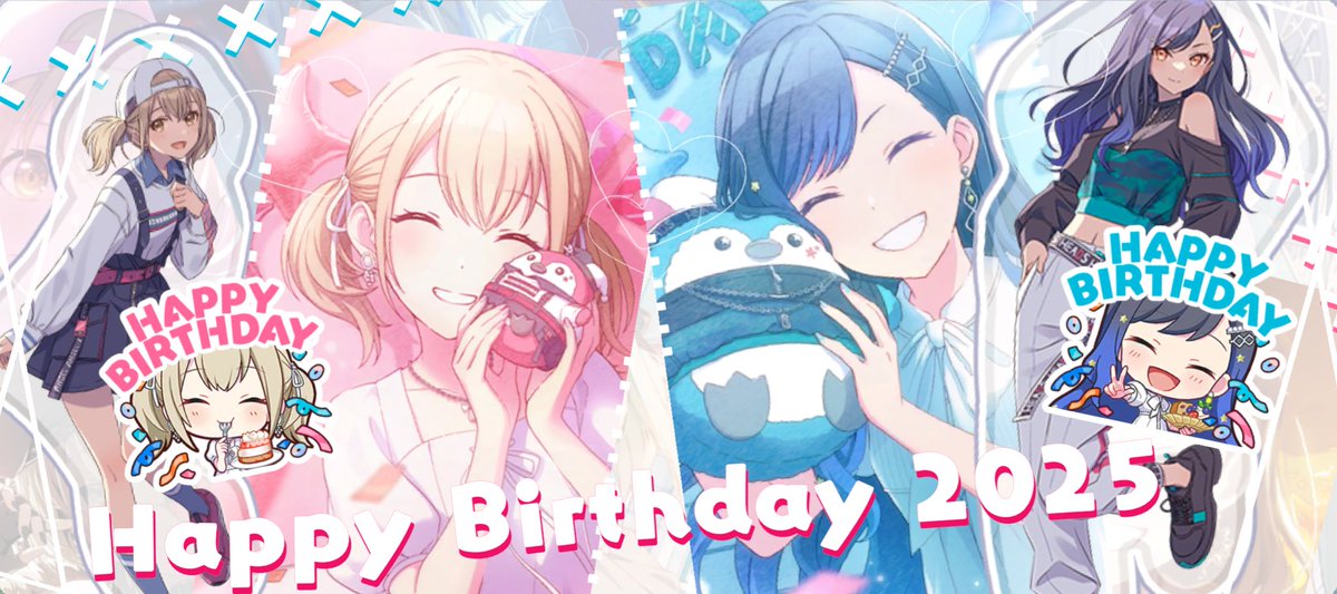 xcgKcf's tweet image. シンメで可愛い🩷🩵🎉