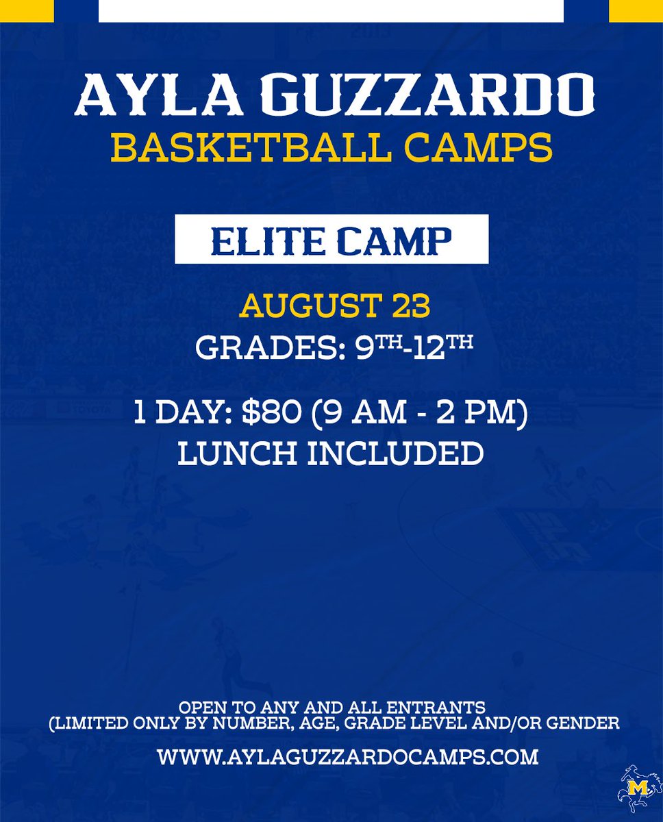 McNeeseWBB's tweet image. Mark your calendars now, less than one month until Elite Camp! 💪

🔗bit.ly/4ilKycx

#GeauxPokes