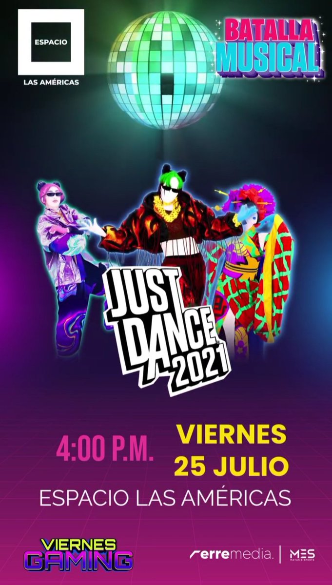 Morelia Gaming (@moreliagaming) on Twitter photo ¡HOY 4:00 P.M.! - Espacio Las Américas 🎮🏆
¡Prepárate para la batalla Musical del Verano! 🔥🎶
Los esperamos con nuestros compañeros de Erremedia & <a href="/MayanEsports/">Mayanesports</a> ✅
#ViernesGaming #EspacioLasAméricas #ErreMedia #MayanEsports #Fortnite #JustDance #Morelia #Gaming ¡HOY 4:00 P.M.! - Espacio Las Américas 🎮🏆
¡Prepárate para la batalla Musical del Verano! 🔥🎶
Los esperamos con nuestros compañeros de Erremedia & <a href="/MayanEsports/">Mayanesports</a> ✅
#ViernesGaming #EspacioLasAméricas #ErreMedia #MayanEsports #Fortnite #JustDance #Morelia #Gaming