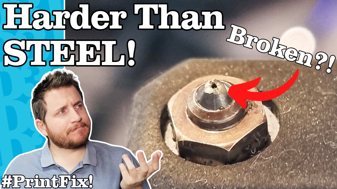 The filament’s escaping and the nozzles are shattering on this week’s #PrintFix Friday! 💔 We’ll help you figure out why filament is coming out of the middle of your hotend, why your super hard nozzle is getting obliterated, and why your CORE One has some blobs! (Link in comment)