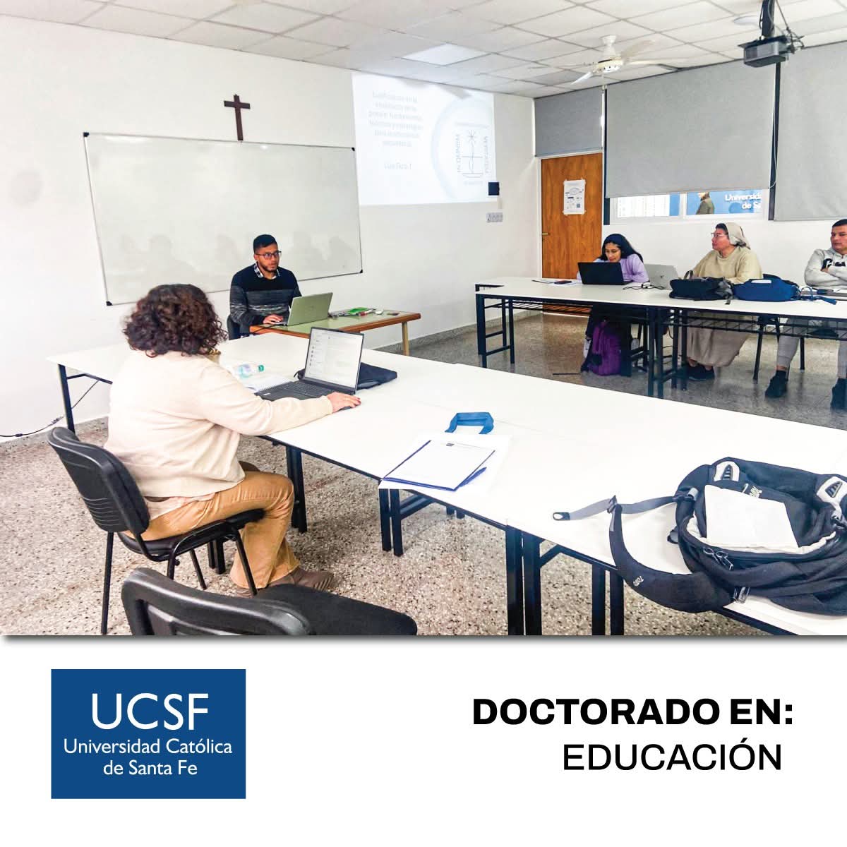 fundefa's tweet image. Nuestros estudiantes del 𝐃𝐨𝐜𝐭𝐨𝐫𝐚𝐝𝐨 𝐞𝐧 𝐄𝐝𝐮𝐜𝐚𝐜𝐢𝐨́𝐧 continúan su formación presencial en la Universidad Católica de Santa Fe, en Argentina. 🇦🇷

👏 ¡Felicitaciones por seguir creciendo académica y profesionalmente en este importante desafío doctoral!