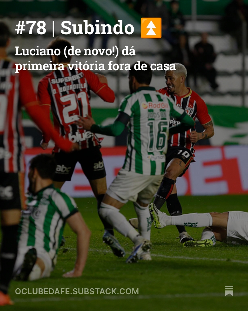 efemello's tweet image. Do arremesso lateral até a conclusão do 10, 14 ações com a bola, em movimentações rápidas e associações sincronizadas, há muito ausentes do futebol praticado pelo São Paulo. Méritos totais de Hernán Crespo.
Texto #78 no ar!
oclubedafe.substack.com/p/78-subindo