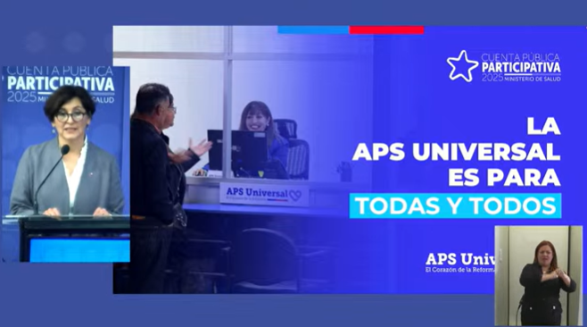 "Iniciamos la Atención Primaria Universal en 28 comunas pioneras, siendo Alto Hospicio una de ellas, beneficiando a más de dos millones de personas". Ministra Ximena Aguilera #CuentaPúblicaMinsal2025