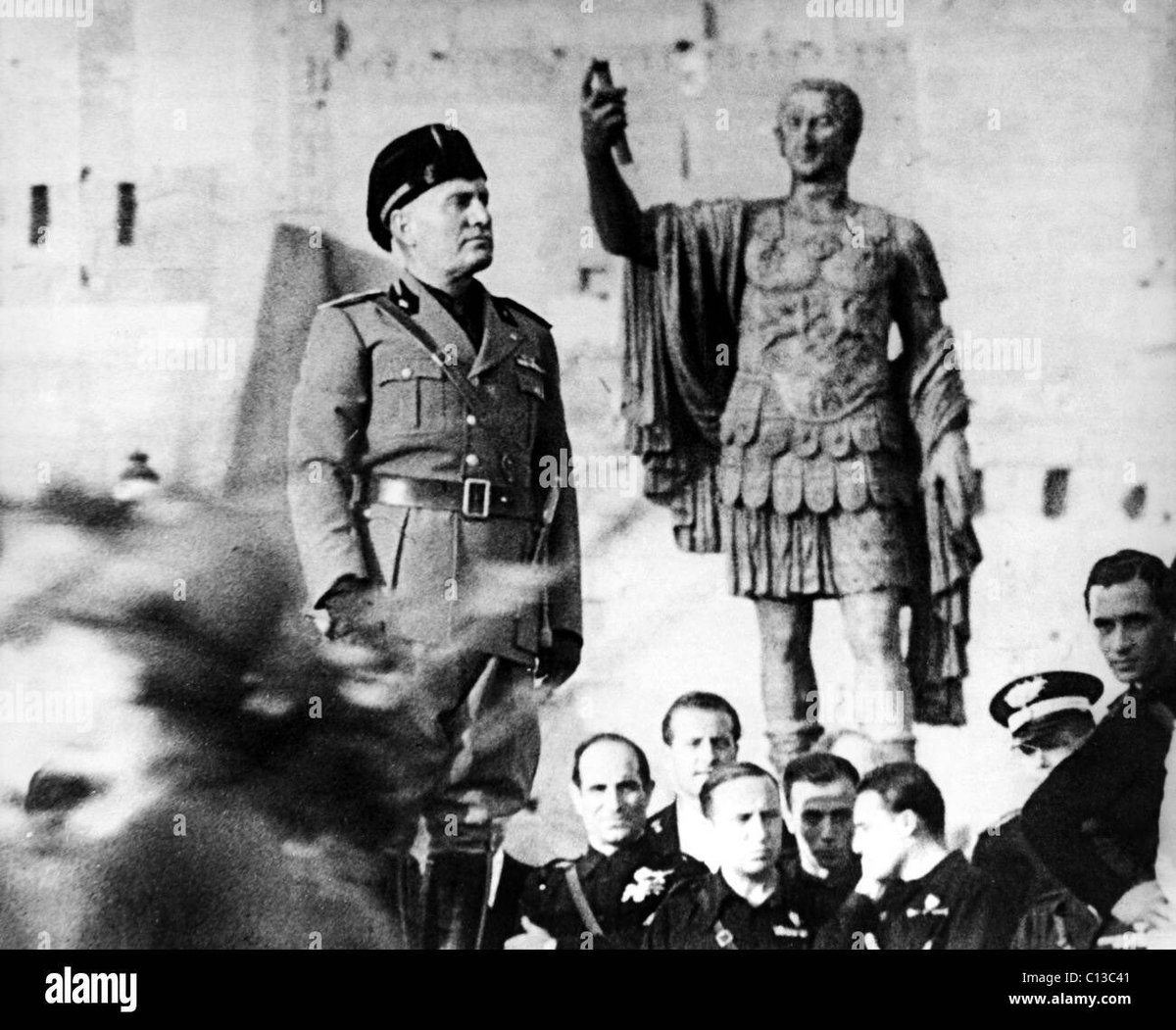 MWC_author's tweet image. 💡Did you know?
On this day in 1943, Italian dictator Benito Mussolini was overthrown by a Grand Council of Fascism vote. Mussolini was arrested ending his nearly 21-year reign and executed by firing squad on April 28, 1945. The Fascists seized power on October 28, 1922.…