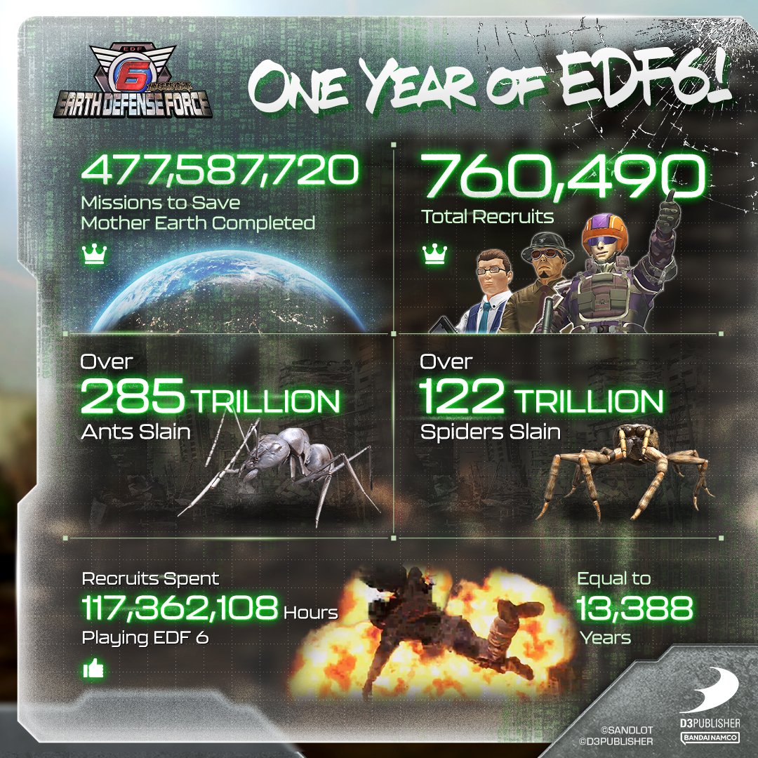 Earth Defense Force tweet media