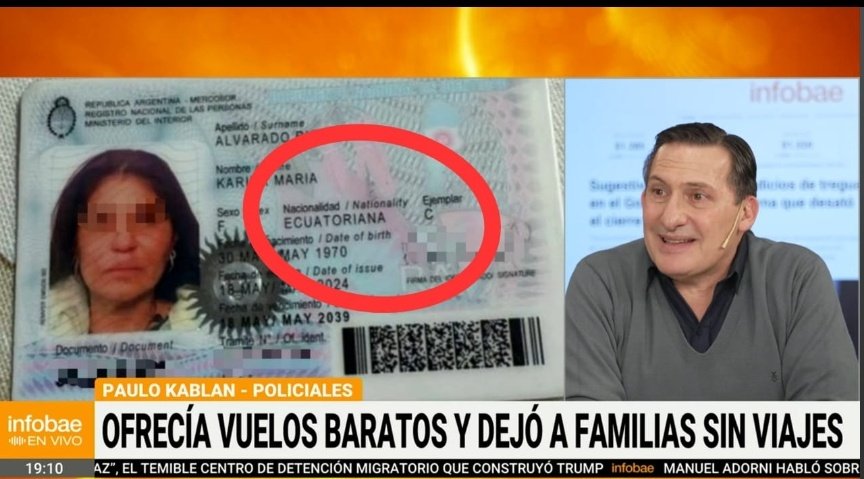 Mirá de lo que me vengo a enterar con el quilombo de los Ecuatorianos tramposos. La mina que estafó a cientos de argentinos con viajes aéreos es una Ecuatoriana con Dni Argentino. Abz!