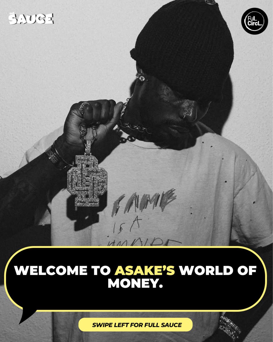 FulLCircLAfrica's tweet image. THE SAUCE🚨: @asakemusic releases a new song without any notice or PR . The song is titled “ BADMAN GANGSTA” which he caption it as The world of money.👀
