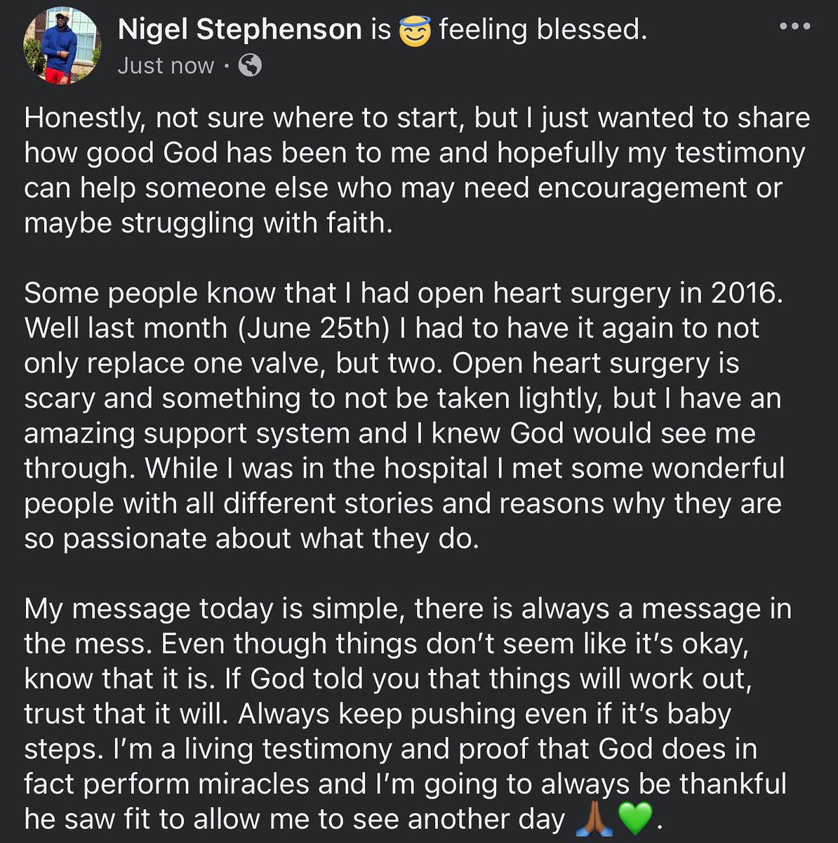 Nigel_Uno324's tweet image. Just a fella here to share a testimony 💚