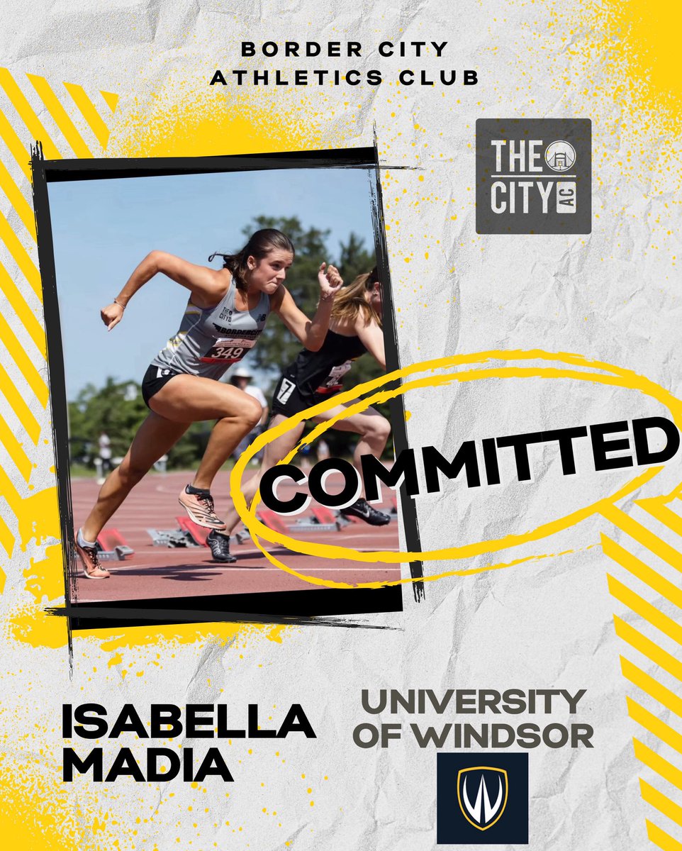 BorderCityAC (@bordercity_ac) on Twitter photo π COMMITTED | BELLA MADIA β‘οΈ UNIVERSITY OF WINDSOR πββοΈππ
Bella Madia is taking the next step in her jumps journey, committing to the University of Windsor.
Letβs go, Bella !!!
<a href="/BorderCity_AC/">BorderCityAC</a>
#TheCityAC #BorderCityBuilt #Committed #TrackAndField #NextChapter #GirlsCan π COMMITTED | BELLA MADIA β‘οΈ UNIVERSITY OF WINDSOR πββοΈππ
Bella Madia is taking the next step in her jumps journey, committing to the University of Windsor.
Letβs go, Bella !!!
<a href="/BorderCity_AC/">BorderCityAC</a>
#TheCityAC #BorderCityBuilt #Committed #TrackAndField #NextChapter #GirlsCan
