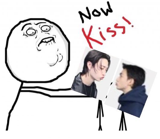 hyunchanified's tweet image. we'll get the hyunchan kiss before this year ends, TRUST