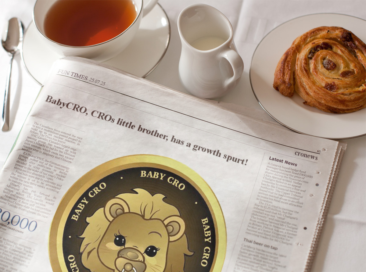 cronewsfun's tweet image. Heave you seen the news about @Babycryptocom??👀📰