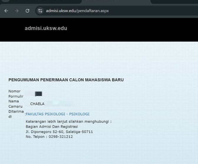 guys, aku keterima psikologi uksw 🥹🥹