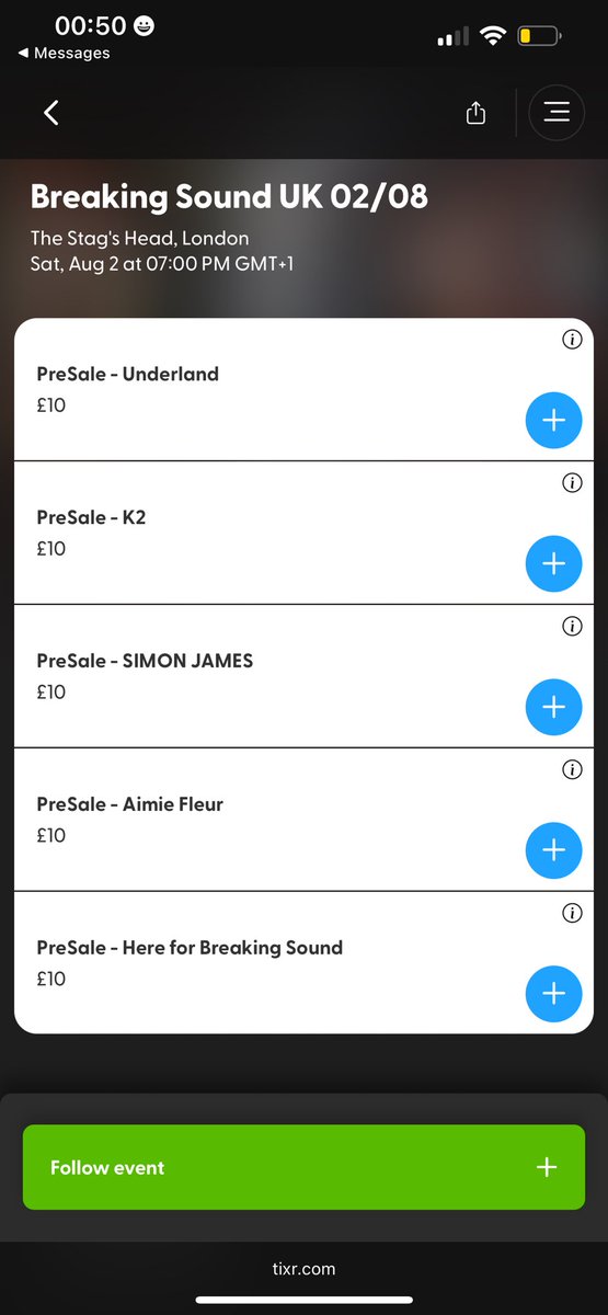 Proud to announce I’ll be performing for Breaking Sound @ the Stag’s Head next Saturday ! 

No lele, straight vibes and a very very stacked set list, so come prepared, because as usual, this one is gonna be a what? MOVIE 🎥 🙂‍↕️  

Ticket link below ⬇️
