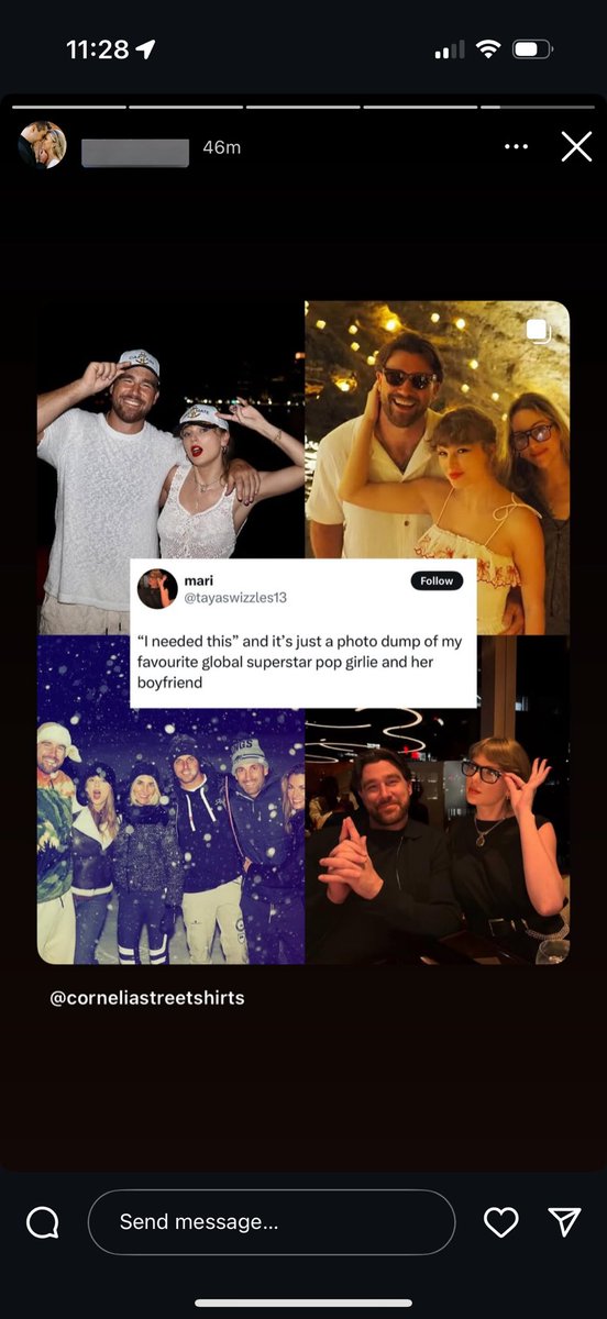 sjumpthenfall's tweet image. seeing irl people repost oomfs on Instagram is such an out of body experience 😭 @tayaswizzles13