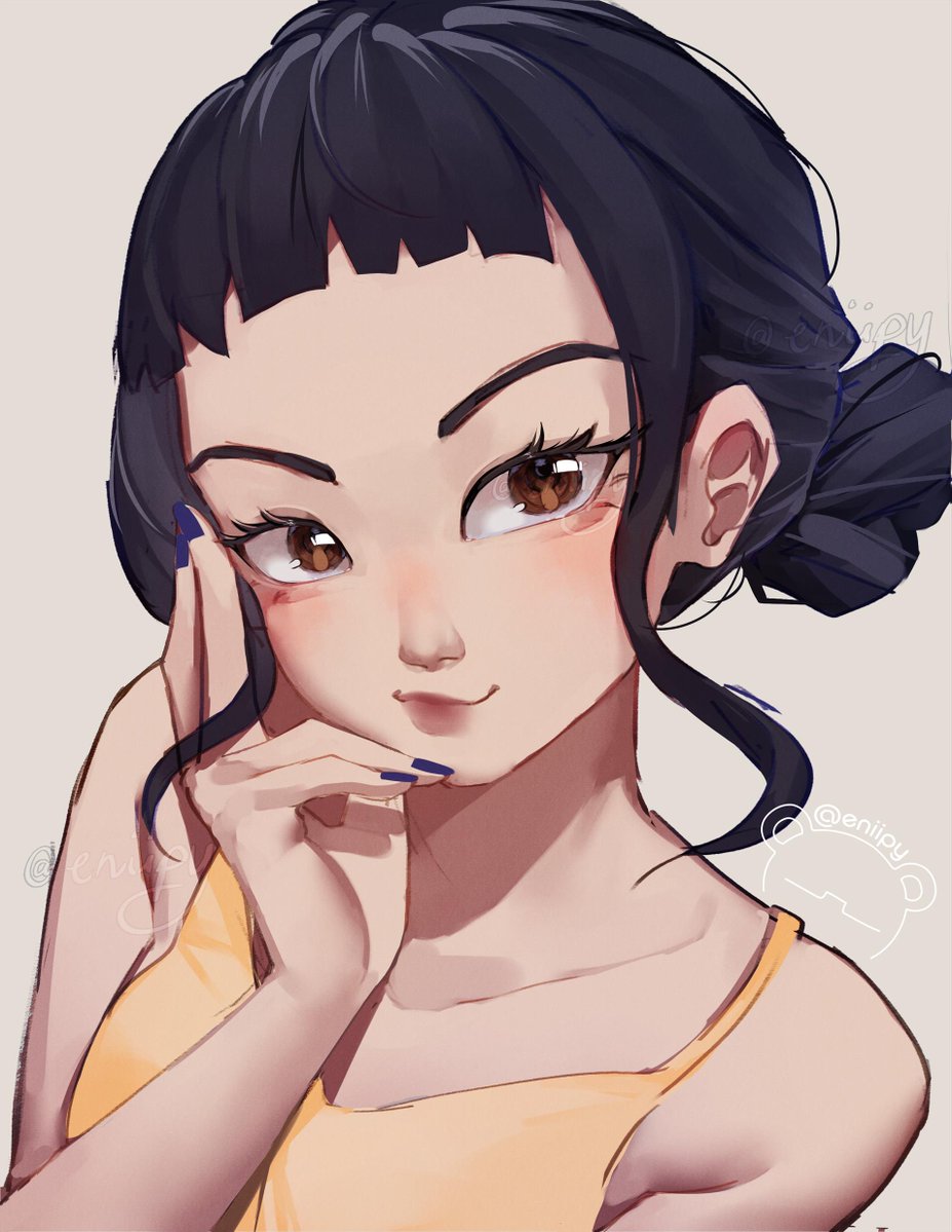 eniipy's tweet image. Zoey sketch~

#KPOPDEMONHUNTERS #zoey #fanart