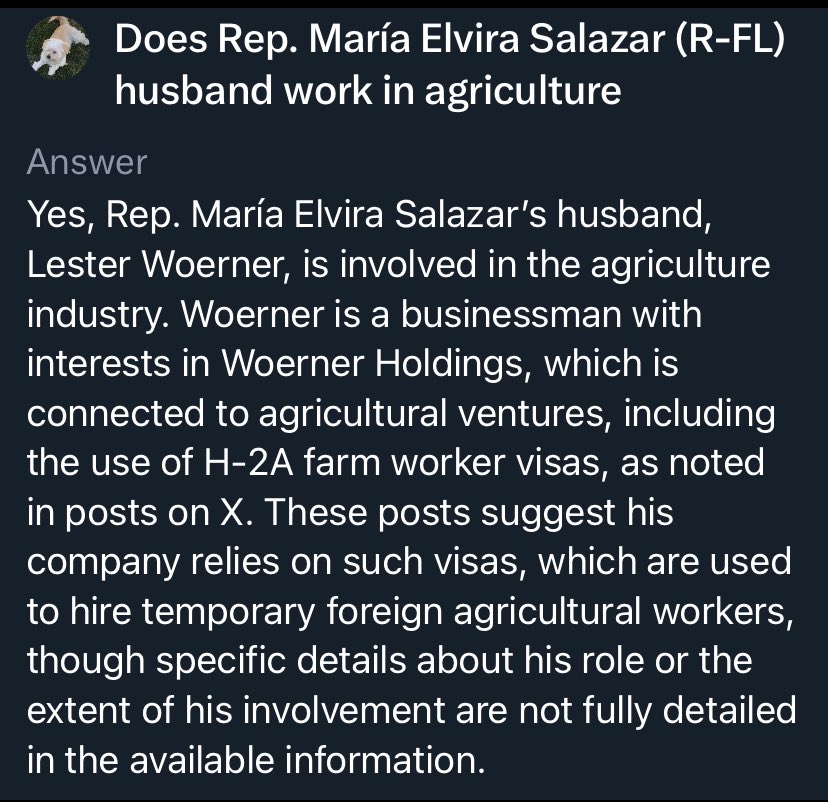 Bytemeharder (@bytemeharder) on Twitter photo <a href="/RepMariaSalazar/">Rep. MarĂa Elvira Salazar</a> No. You’re going to have to give up your cheap slave labor. We voted for mass deportations. This self-serving woman needs to be voted out of office. <a href="/RepMariaSalazar/">Rep. MarĂa Elvira Salazar</a> No. You’re going to have to give up your cheap slave labor. We voted for mass deportations. This self-serving woman needs to be voted out of office.