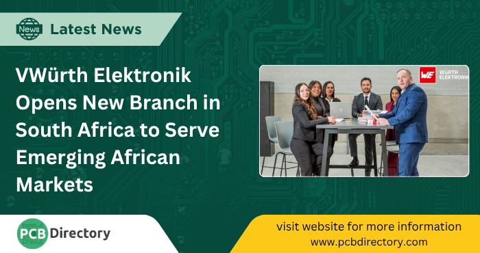 PCB_Directory's tweet image. A new Würth Elektronik branch opened in Brackenfell, Western Cape, South Africa. The location operates under the name Wurth Electronics South Africa (Pty) Ltd. 
Read More: ow.ly/w5Pl50Wv9x4
#PCBDirectory #News  #Brackenfell #ElectronicsIndustry #SouthAfricaBusiness