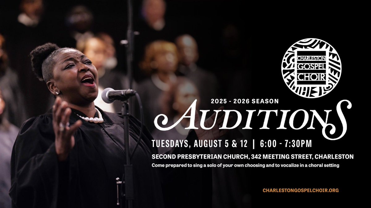 csogospel's tweet photo. Volunteers are asked to prepare a solo of their choosing and vocalize in a choral setting. To confirm interest, please complete the form here. https://t.co/VxfiSUIzjw
#gospelsinger #auditions https://t.co/zMiOXQqiSe