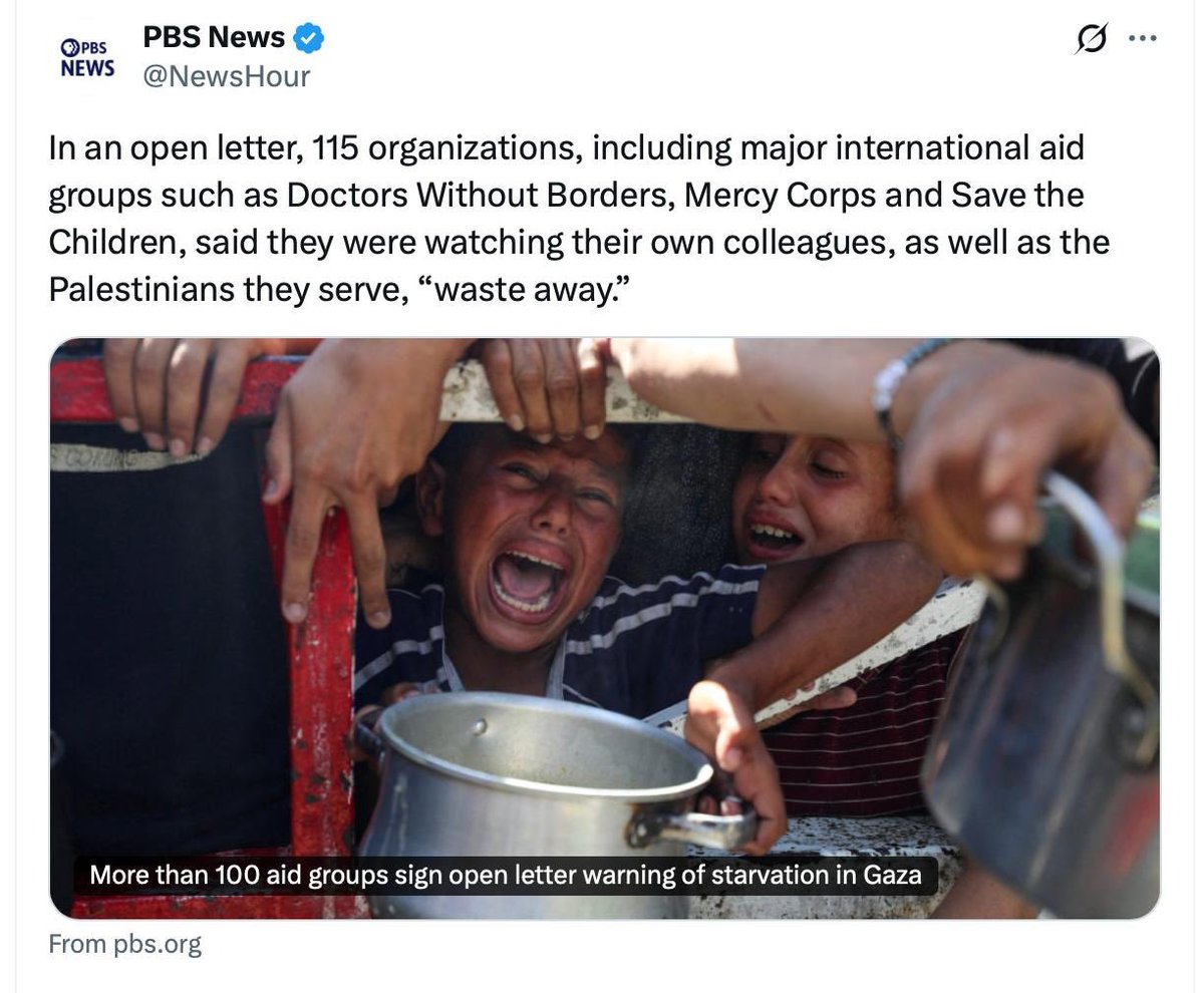 This level of barbarity is unconscionable. 

Nobody should be comfortable with children and families starving to death. 

It is morally indefensible to allow the manufactured and man-made starvation to continue. The United States must stop funding and enabling this genocide.
